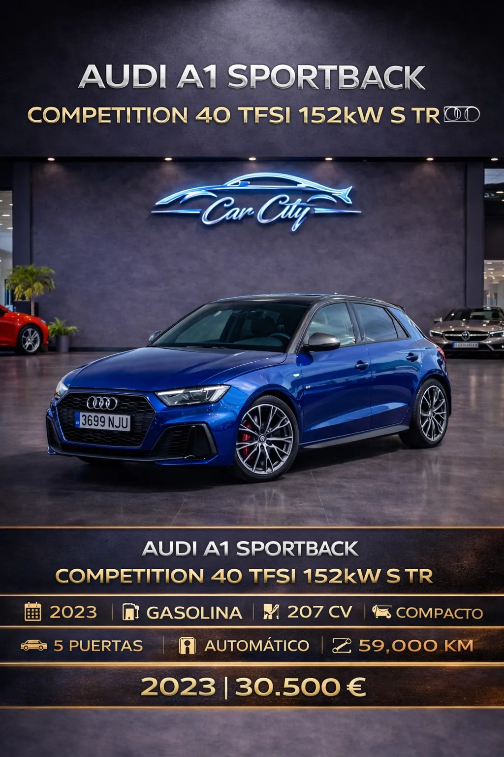 Audi A1 Sportback Competition 40 TFSI 152kW S tr
