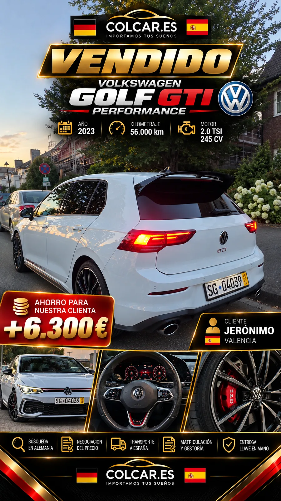 [IMPORTACIÓN] Golf GTI Performance 2.0 TSI 245 CV