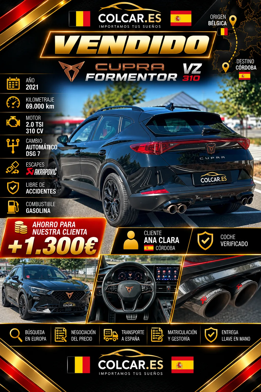 [IMPORTACIÓN] Formentor VZ 2.0 TSI 310 CV DSG