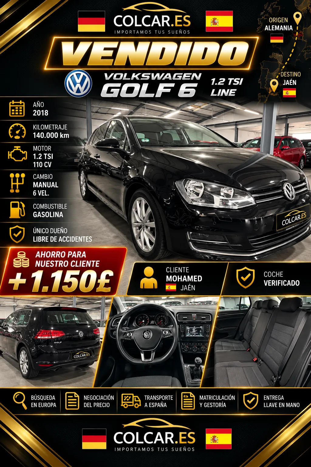 [IMPORTACIÓN] Golf 1.2 TSI 110 CV Line
