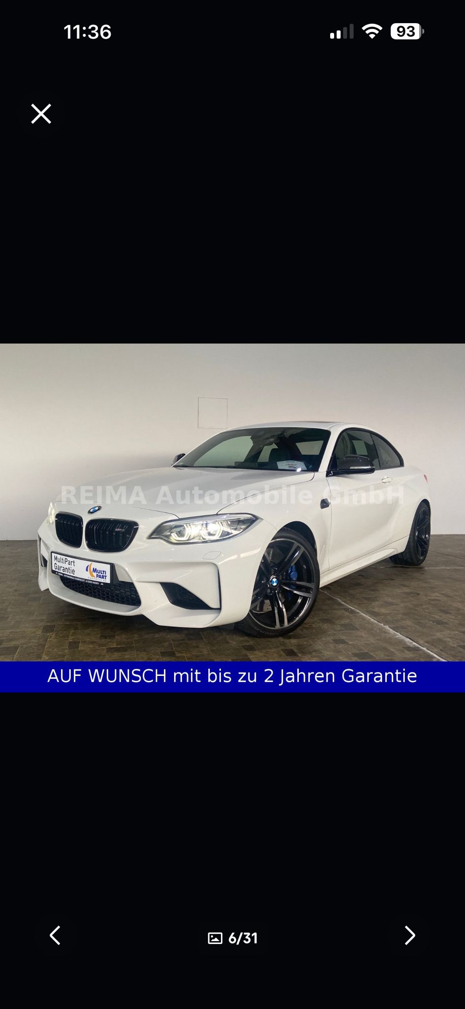 BMW M2 Coupé cambio doble embrague M Drivelogic