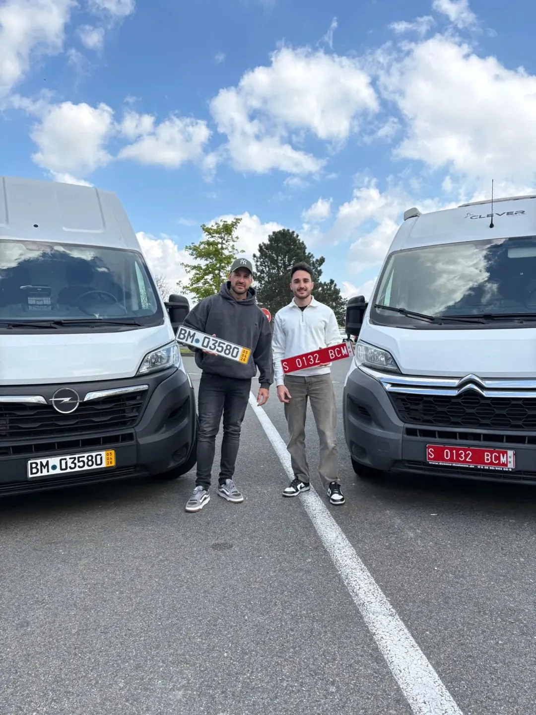 Equipo de Colcar con matrículas de Alemania y de España